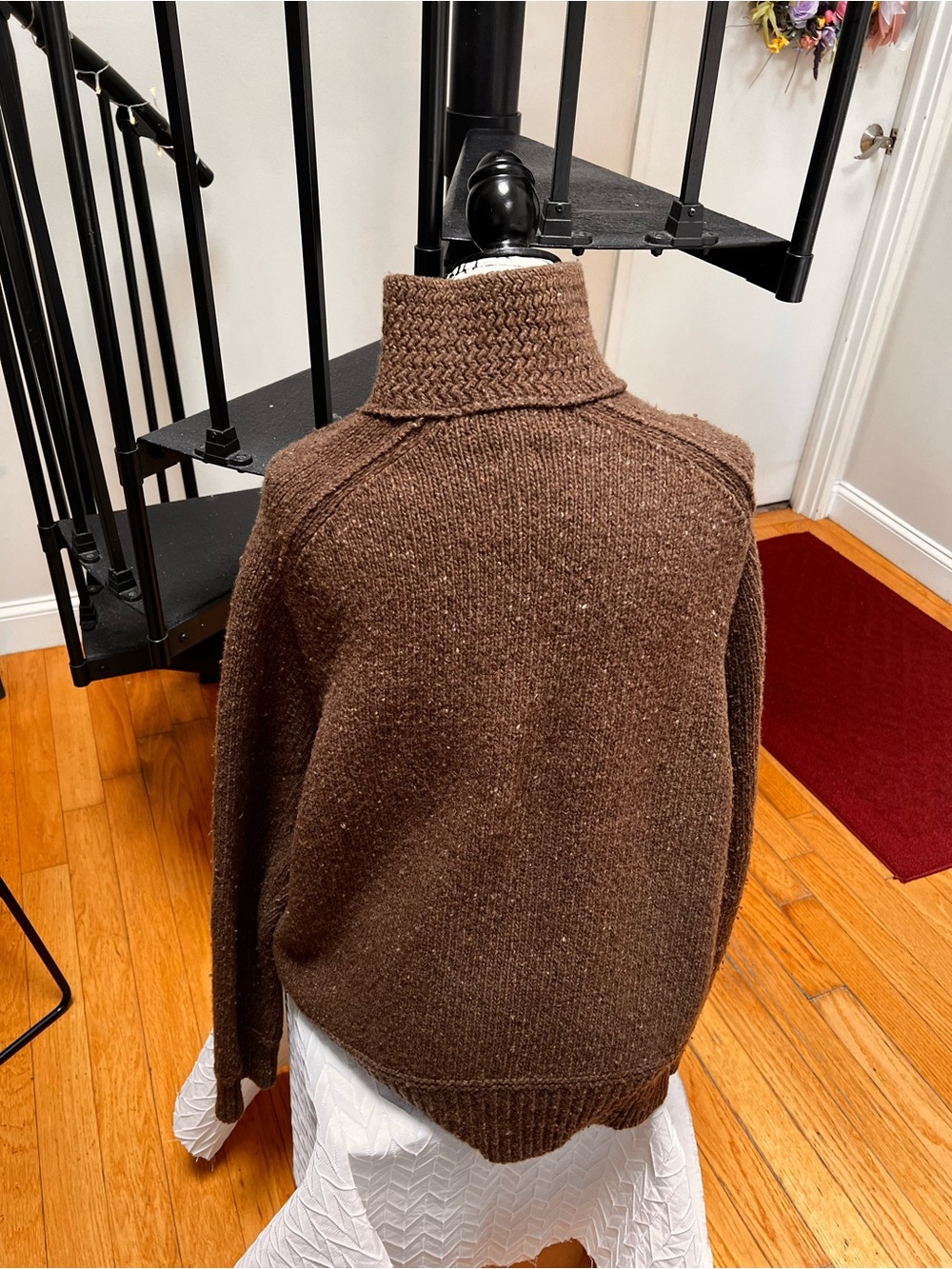 Polo by Ralph Lauren Brown Textured Wool Sweater - Picture 4 of 5